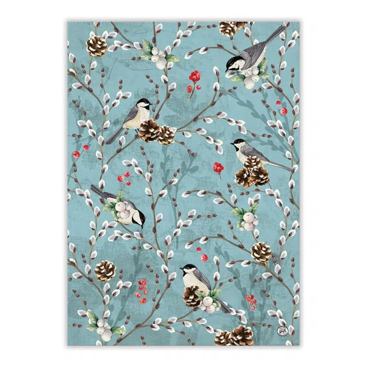 Vela com Tampa Winterberry e Balsam - Michel Design