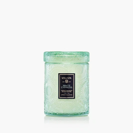 Vela Pote 50h White Cypress - Voluspa