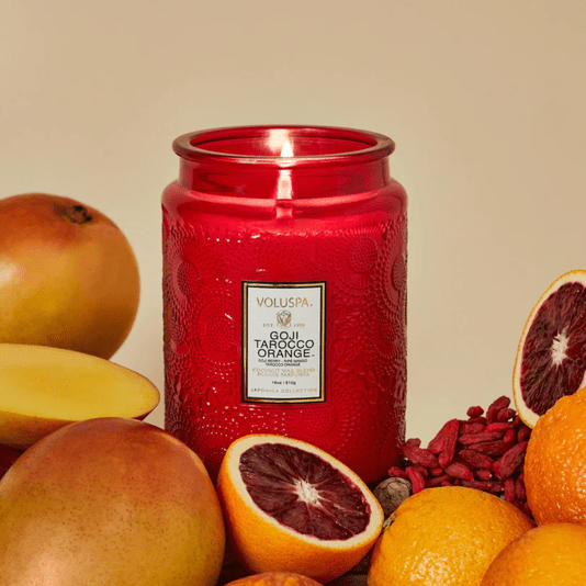 Vela Pote Vidro G 100h Goji Tarocco Orange - Voluspa