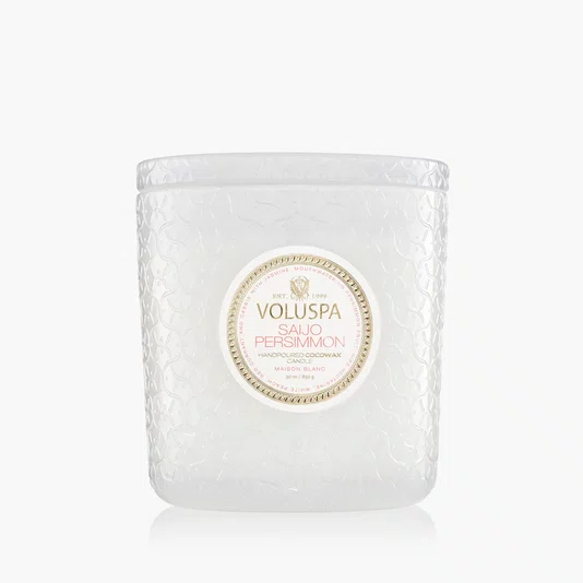 Vela Pote Vidro Luxe 80h Saijo Persimmon - Voluspa