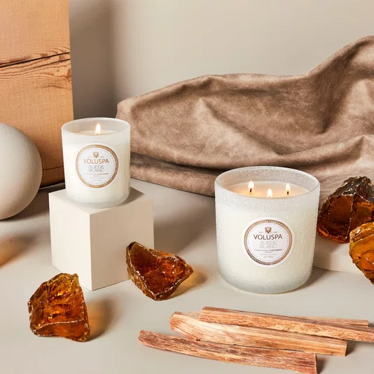 Vela Pote Vidro Luxe 80h Saijo Persimmon - Voluspa