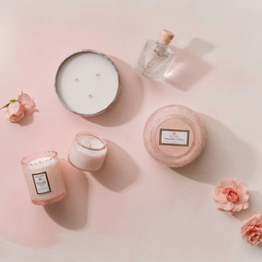 Vela Pote Vidro P 25h Relevo Panjore Lychee - Voluspa