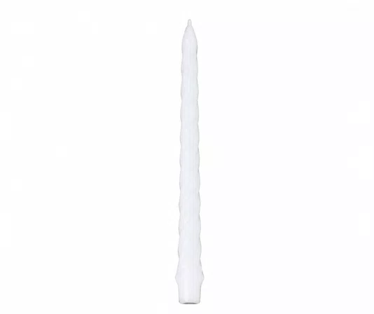 Vela Velazza Divine Castiçal N09 22 cm Branca 3 Unidades