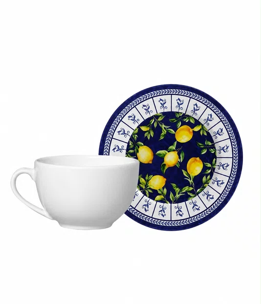 Xicara Cha com Pires Doce Limone 10