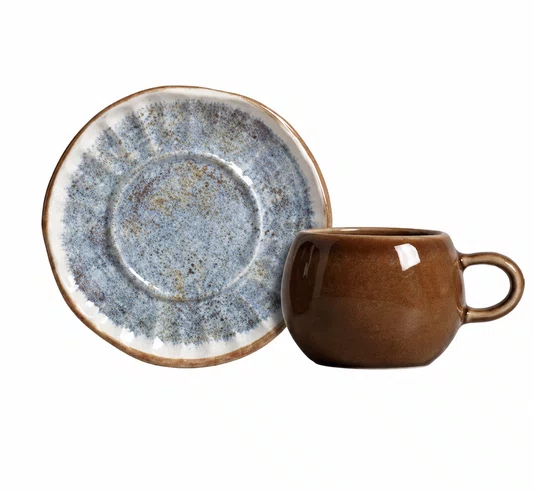 Xicara de Cafe Pires Oreon Blue