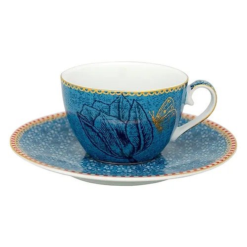 Xícara de Cafezinho Azul - Spring To Life