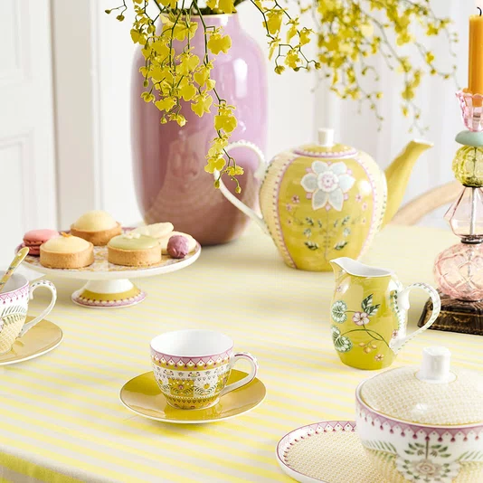 Xícara de Café Moon Delight Amarela - Lily & Lotus - Pip Studio