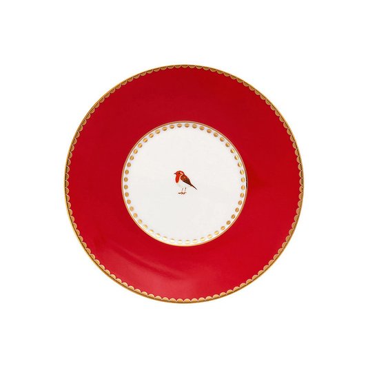 Xícara de Cafezinho Stripes Vermelho-rosa - Love Birds - Pip Studio