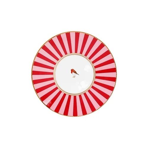 Xicara de Cha Medallion Rosa/vermelho Love Birds - Pip Studio