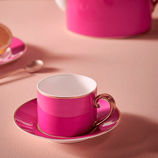 Xicara de Chá Rosa Chique 220 Ml Pip Studio