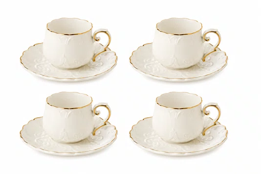 Xicara para Cafe Reve Blanc 90ml Branco