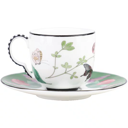 Xícaras de Café Borboletas Kaleidoscope 85ml - Tea Delight
