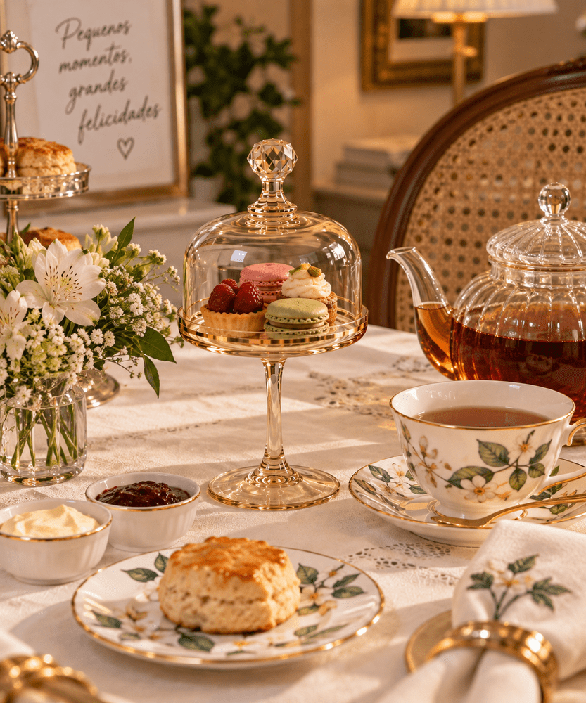 Prato para Doces Patisserie em Cristal com - L`hermitage