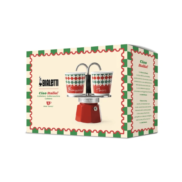 Set Mini Express com 2 Copos Tricolore - Bialetti