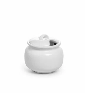 Acucareiro Blanc em Porcelana Branco 9,5 X 9