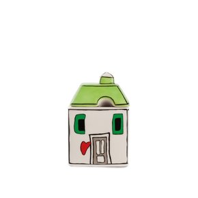 Açucareiro Porcelana 250ml Verde Le Casette - Egan Italy