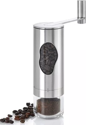 Adhoc, Moedor Cafe Inox/acril 21,5 Cm Mrs Bean