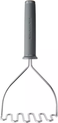 Amassador de Batata Inox Silicone Profissional Cinza - Kitchenaid