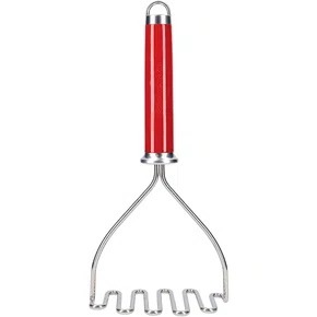 Amassador de Batatas Inox Vermelho - Kitchenaid