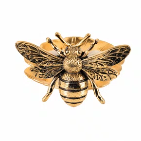 Anel de Guardanapo Bee Happy 5,5x4x5cm com 4 Unidades - Tuut