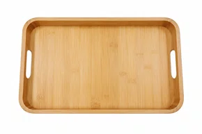 Bandeja com Alça Bambu 30 X 23 X 3cm