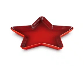 Bandeja de Servir Estrela 36cm Vermelho Cerise - Le Creuset