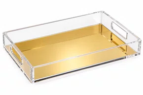 Bandeja Decor Acrilico Dour 33 X 23 X 4,5cm