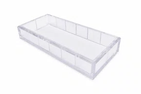 Bandeja Decorativa Acrilico 13x4,5x29cm - Tuut