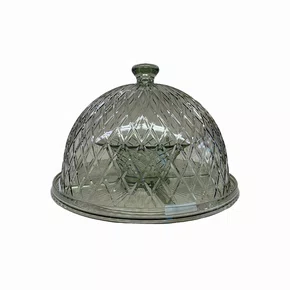 Boleira Multiuso em Acrílico com Pé Verde - Entrecasa