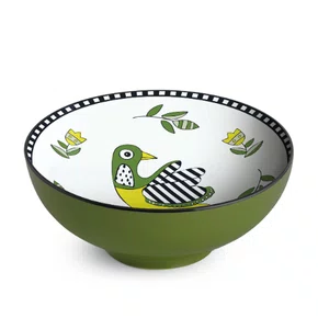 Bowl com Pe 20,5 Cm Verde Cocorico - Egan