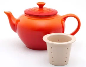 Bule de Chá com Infusor 600ml Laranja Flame - Le Creuset
