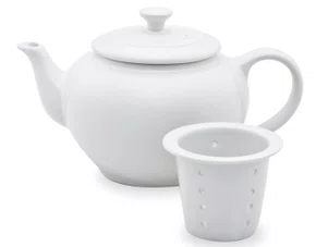 Bule de Chá com Infusor 600ml Branco White - Le Creuset