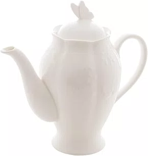Bule de Porcelana New Bone Butterfly Flower 1l - Lyor