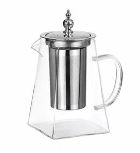 Bule Lusso em Vidro Borossicato com Infusor 550ml