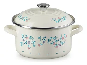 Caçarola Redonda 20cm Flor Creme - Le Creuset
