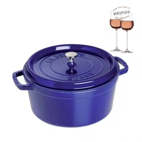 Caçarola Redonda 24cm Azul Marinho - Staub