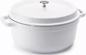 Caçarola Redonda Branca 29cm 6,8l Hercules