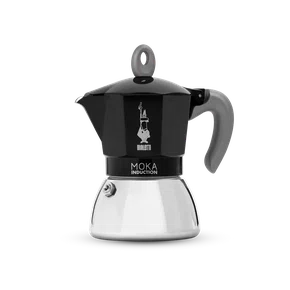 Cafeteira Italiana Moka Indução 4xíc Preta - Bialetti
