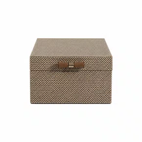 Caixa Quadrada Mdf Palha Biocolor
