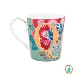Caneca Azul Q - Alphabet Mugs 350ml - Pip Studio