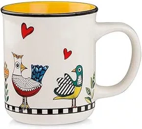 Caneca Mug 380ml Amarelo Cocorico - Egan Italy