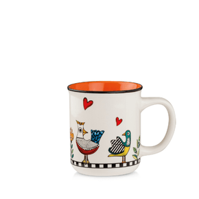 Caneca Mug 380ml Laranja Cocorico - Egan Italy