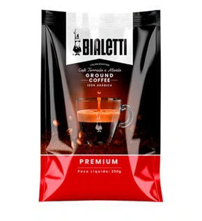 Café Torrado Moído para Moka Premium 250g - Bialetti