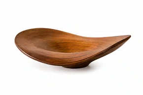 Centro de Mesa em Poliresina Marron 14x45x46 - Grillo