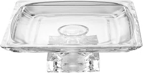 Centro de Mesa e Prato para Bolo Quadrado 29cm - GS