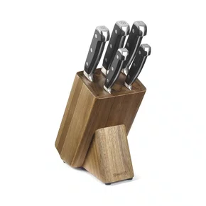 Cepo de Faca Preta Chef Kitchen 5pcs Mundial