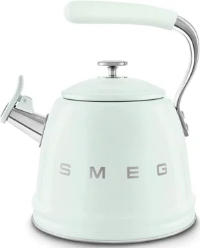 Chaleira Verde Pastel Retrô para Fogão - Smeg