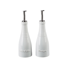 Kit Azeite e Vinagre CLC Branco - Le Creuset