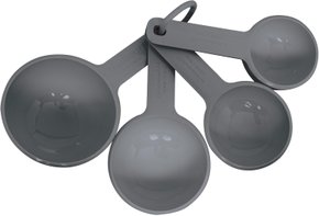 Conjunto 4 Xícaras Medidoras Confeitaria Cinza - Kitchenaid