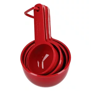 Conjunto de Medidores 4 Xícaras Confeitaria Vermelha - Kitchenaid